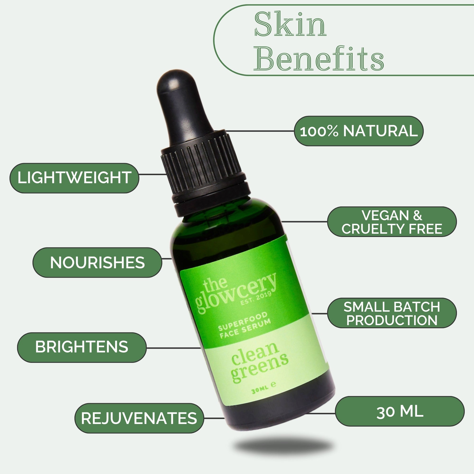 Clean Greens Superfood Serum Facial Oil